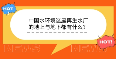 中国水环境这座再生水厂的地上与地下都有什么？