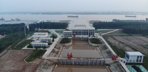 全市最大单体泵站经受防洪排涝双重考验